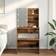 vidaXL 3329183 Old Wood Dressing Table 40x74.5cm 2pcs