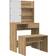 vidaXL 3329184 Artisan Oak Dressing Table 40x74.5cm 2pcs