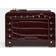 Accessorize Gold Patent Croc Stud Purse - Burgundy