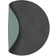 Lind DNA Cloud-Nupo Circle Reversible Anthracite/Pastel Green Coaster 10cm