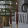 Deluxe Homeart Real Flame Red LED Candle 28cm 2pcs