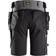 Snickers Workwear 6175 AllroundWork 4-Way Stretch Shorts Holster Pockets - Steel Grey/Black