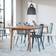Stolab Pinnockio Birch Twilight Blue Kitchen Chair 84cm