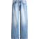H&M Wide High Jeans - Denimblå