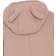 Huttelihut Kid's Pram Suit Bear Ears Wool Fleece Overall - Mahogany Rose (6489-5510)