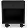 Montana Furniture Dream Castors Black/Black Bedside Table 30x35.4cm