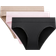 Lululemon UnderEase Bikini Unterwäsche Mittelhohem Bund 3er-Pack - Black/Blissful Pink/Nutmeg