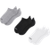 Lululemon Daily Essential Tab Socks 3-pack Unisex - White/Heathered Core Light Grey/Black