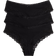 H&M Cotton and Lace Hipster Briefs 3-pack - Black