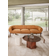 GUBI Epic Earthy Red Steel Coffee Table 80cm