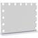 Uniq Luxury Hollywood Makeup Mirror XL White