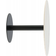 Venture Design Estelle White/Black Dining Table 106cm