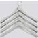 Hay Soft Coat Wide Grey Hanger 44cm 4pcs