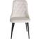 Venture Design Velvet Deluxe Beige/Black Kitchen Chair 89cm 2pcs