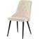 Venture Design Velvet Deluxe Beige/Black Kitchen Chair 89cm 2pcs