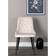 Venture Design Velvet Deluxe Beige/Black Kitchen Chair 89cm 2pcs