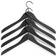 Hay Soft Coat Wide Black Hanger 44cm 4pcs