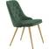 Venture Design Velvet Deluxe Green/Brass Kitchen Chair 89cm 2pcs