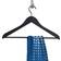 Hay Soft Coat Slim W Bar Black Hanger 44cm 4pcs