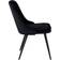 Venture Design Velvet Deluxe Black Kitchen Chair 89cm 2pcs
