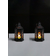 Shein Mini Portable Hanging Hexagonal Wind Candle Black Lantern 15cm 4pcs