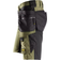Snickers Workwear AllroundWork Fullstretchshorts 6175 - Khaki Green/Black