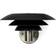 Dyberg Larsen DL25 Black/Stainless Steel Wall light ∅ 25cm