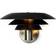 Dyberg Larsen DL25 Black/Stainless Steel Wall light ∅ 25cm