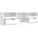 vidaXL 811457 White TV Bench 150x45cm