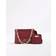 River Island Ri Monogram Chain Detail Cross Body Bag - Red