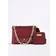 River Island Ri Monogram Chain Detail Cross Body Bag - Red