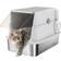 Pawhut Extra Large Stainless Steel Cat Litter Tray XL
