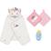 Zapf Baby Born Unicorn Hooded Towel Set