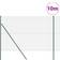 vidaXL Chain Link Fence With Posts 160cm H x 1000cm W