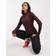 Nike Tempo Vinröd Sweatshirt Med Halvlång Dragkedja