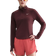 Nike Tempo Vinröd Sweatshirt Med Halvlång Dragkedja