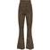 LTS Leopard Print Flared Leggings - Brown