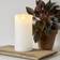 Star Trading Flamme Rustic LED Blockljus 15cm Vit LED-ljus