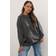 Yours 2-In-1 Acid Wash Sweatshirt - Dark Grey