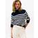 Tommy Hilfiger Loose Fit Strickpullover Reine Baumwolle - Marine