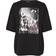 Yours Floral Feeling Oversized T-Shirt - Black