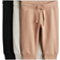 H&M Baby 3-Pack Bomull Joggers - Beige/Svart