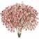 Shein 3pcs/Set Artificial Baby's Breath Flower Bouquet With Stems Pink Decorative Item