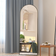 Elemango Arched Black Floor Mirror 53x162cm