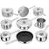 Stellar Classic 1000 Cookware Set with lid 9 Parts