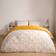 OHS Geometric Print King Duvet Cover Yellow (230x220cm)