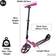 Zinc Cruise Big Wheeled Folding Scooter Pink