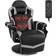 Costway Grey Electric Massage Gaming Chair- Black