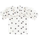 River Island Polka Dot Ruffle Bardot Top - White