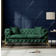Snooze Online Lounger Velvet Green Sofa 2 Seater, 3 Seater, 1 Seater